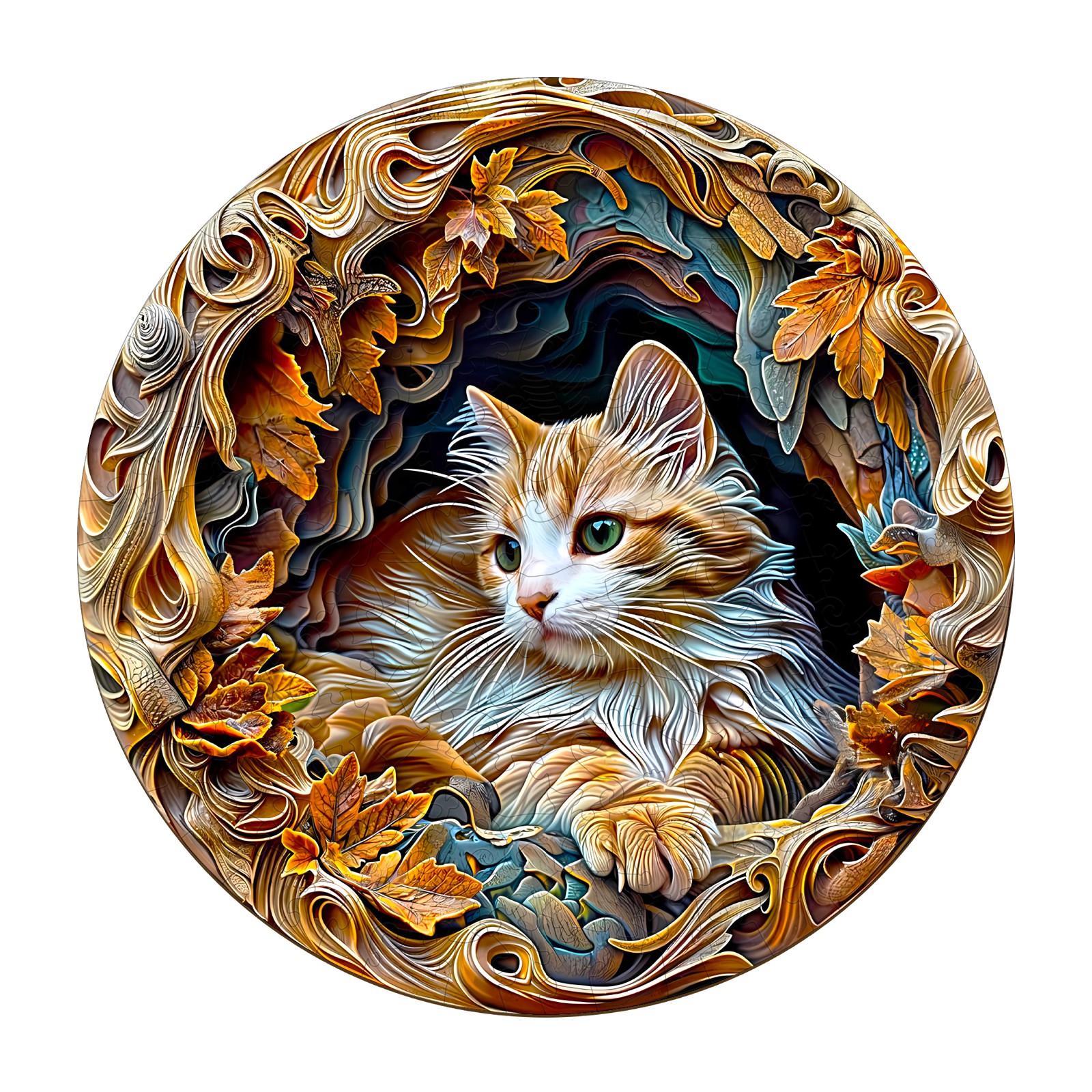 Read more about the article Wooden Jigsaw Puzzle-3D Cave Cat 66d3663924636