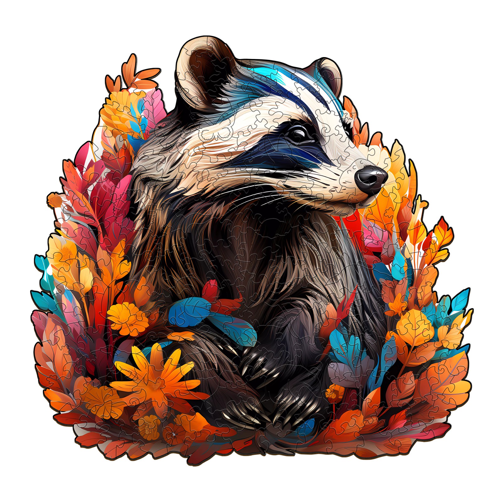 You are currently viewing Wooden Jigsaw Puzzle – Badger 66d22646d65be