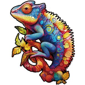 Read more about the article Wooden Jigsaw Puzzle-Colorful Chameleon 66d09e65485d9