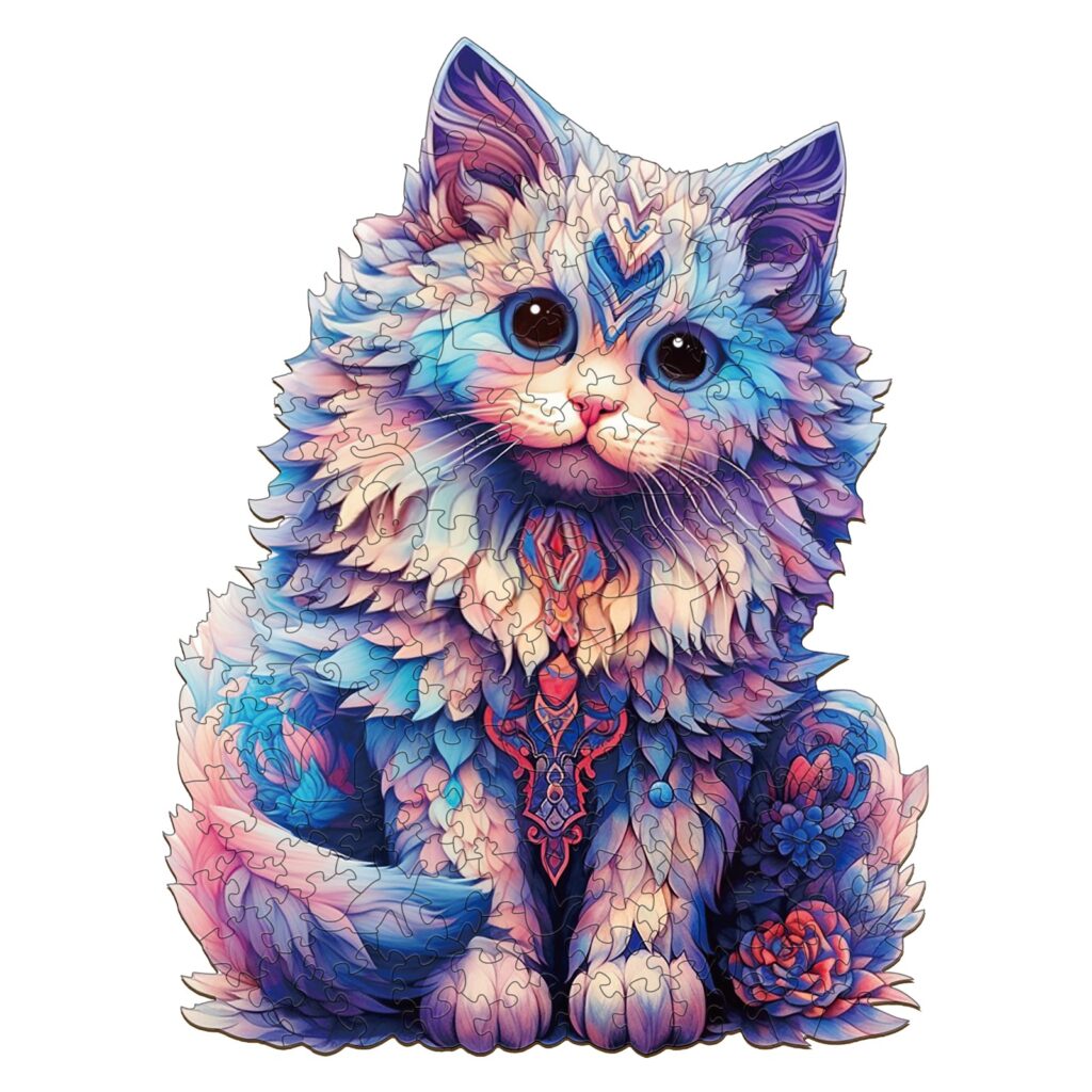 Wooden Jigsaw Puzzle – Cute Ragdoll Cat 66d0f0e2b26e1