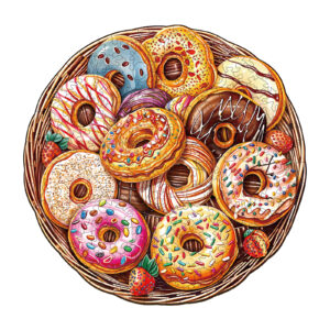 Read more about the article Wooden Jigsaw Puzzle – Donuts Puzzle 66cf7dbcd4640