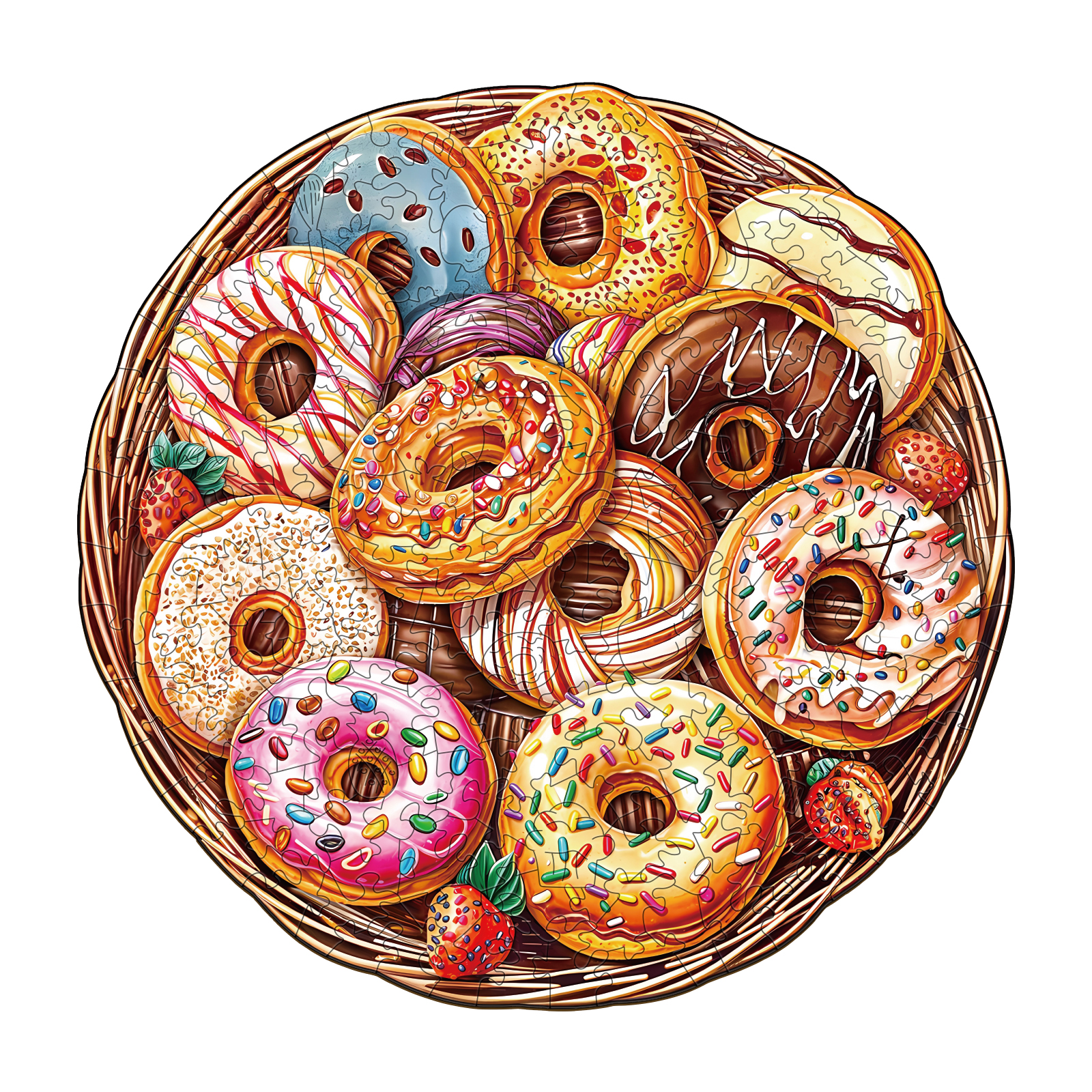 You are currently viewing Wooden Jigsaw Puzzle – Donuts Puzzle 66cf7dbcd4640