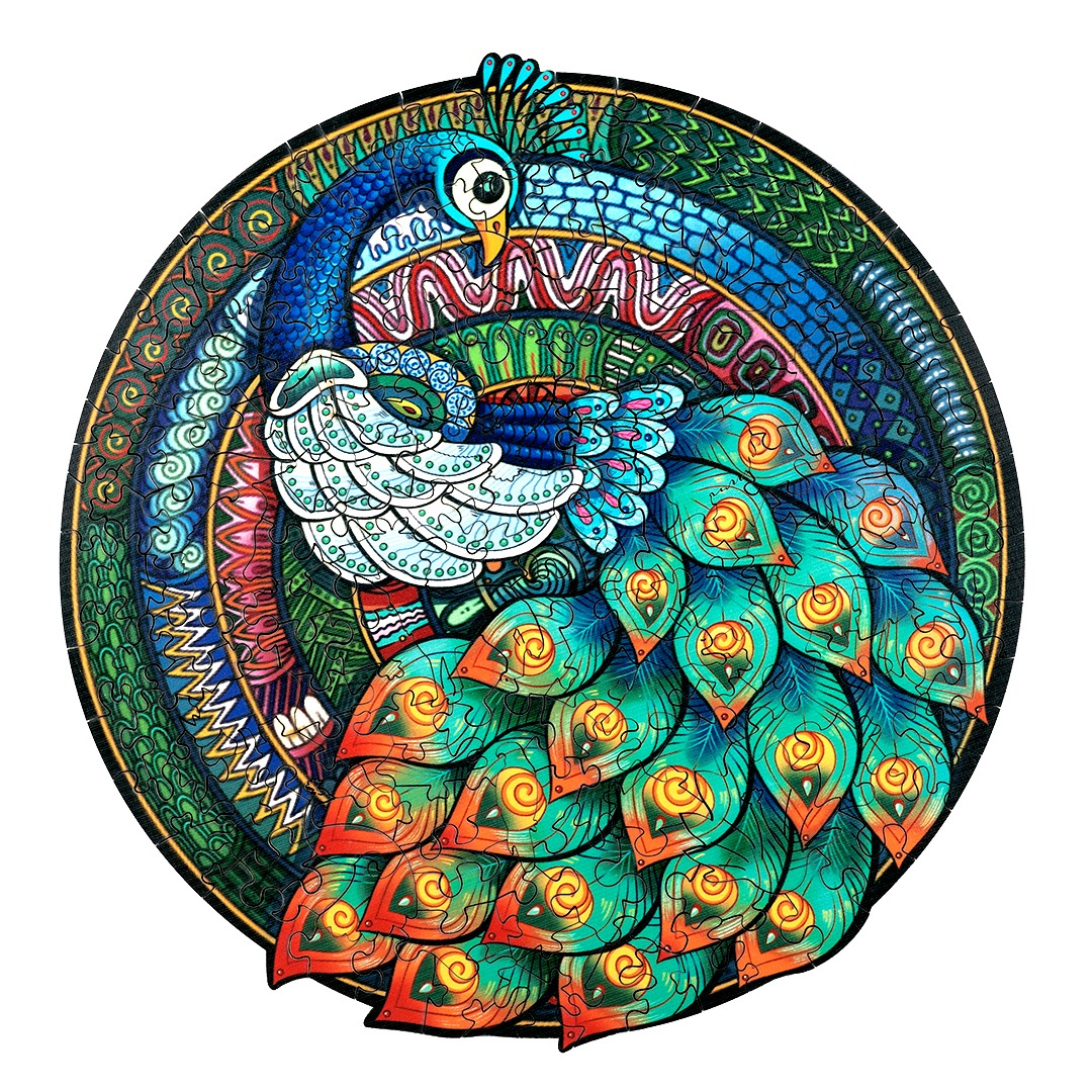 You are currently viewing Wooden Jigsaw Puzzle-ELEGANT PEACOCK 66cfda7f72d83