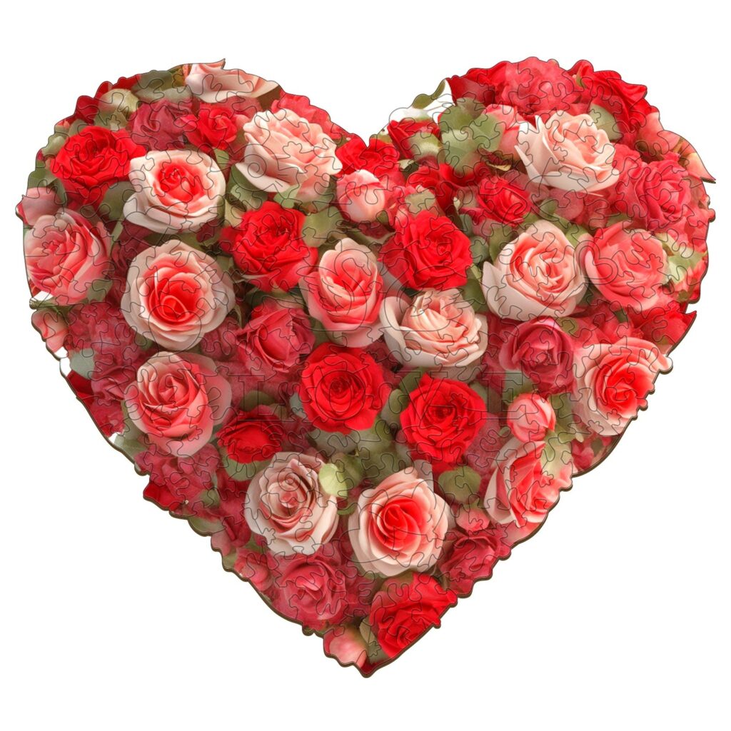 Wooden Jigsaw Puzzle-FLOWER HEART 1 66d1059c35b7e