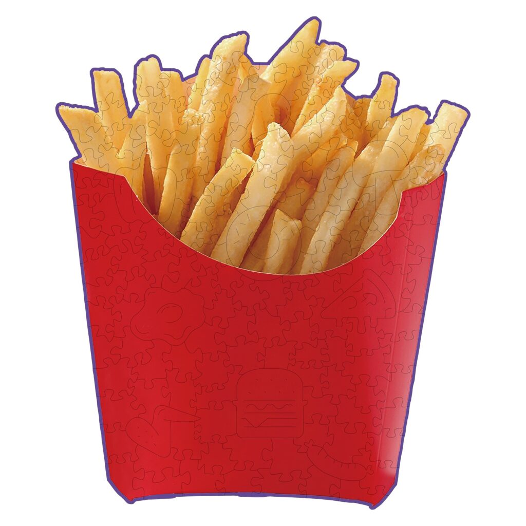 Wooden Jigsaw Puzzle-French fries 66d09430c4791