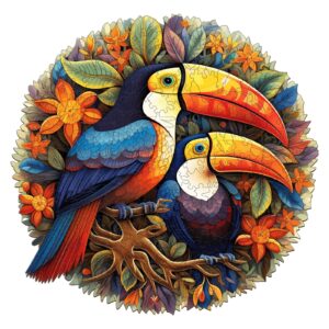 Read more about the article Wooden Jigsaw Puzzle-gorgeous toucans 66cf4a1de5587