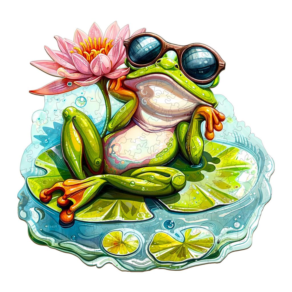 Wooden Jigsaw Puzzle – Leisurely Frog 1 66d18b9e00e8d