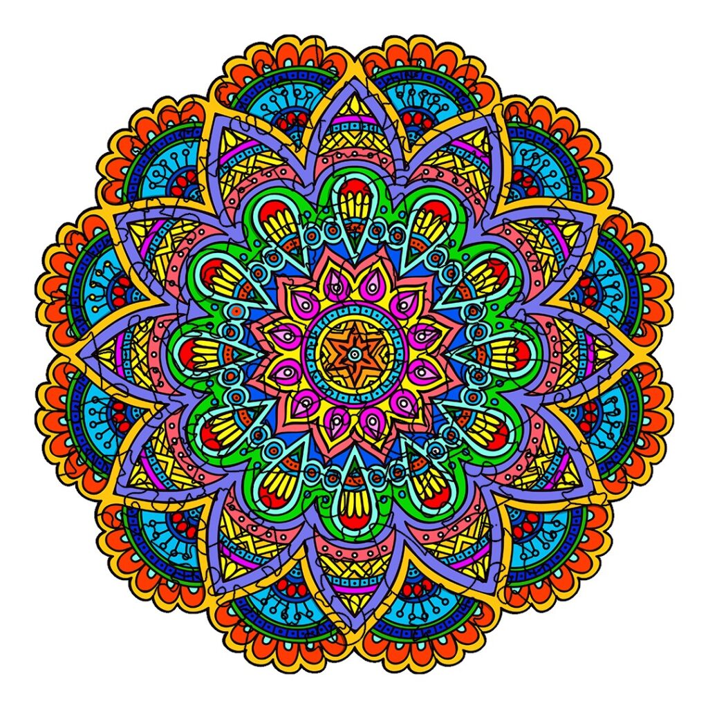 Wooden Jigsaw Puzzle- MANDALA-2 66d38fe31030c