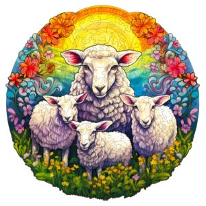 Read more about the article Wooden Jigsaw Puzzle-MANDALA SHEEP 66cf929c66d94