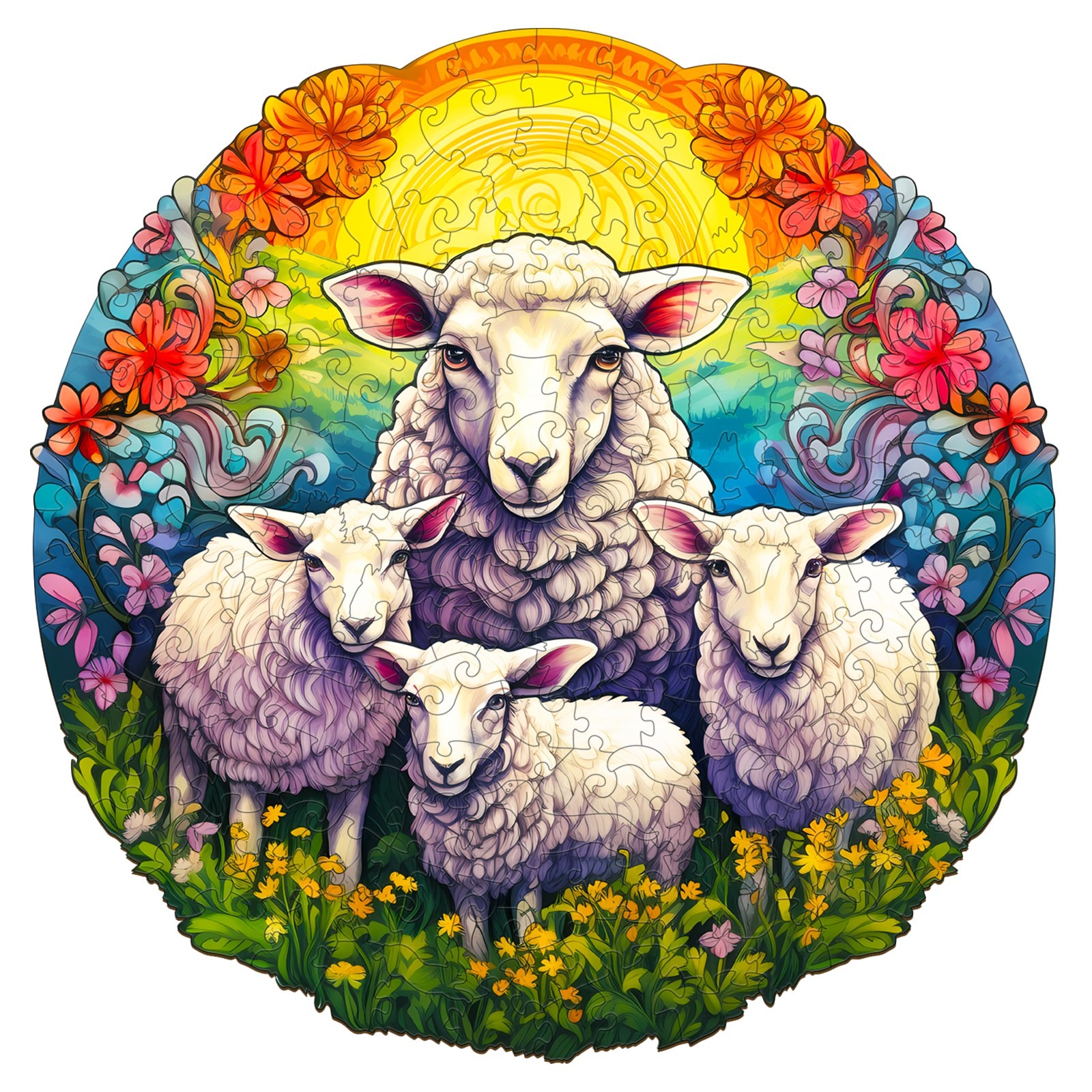 You are currently viewing Wooden Jigsaw Puzzle-MANDALA SHEEP 66cf929c66d94