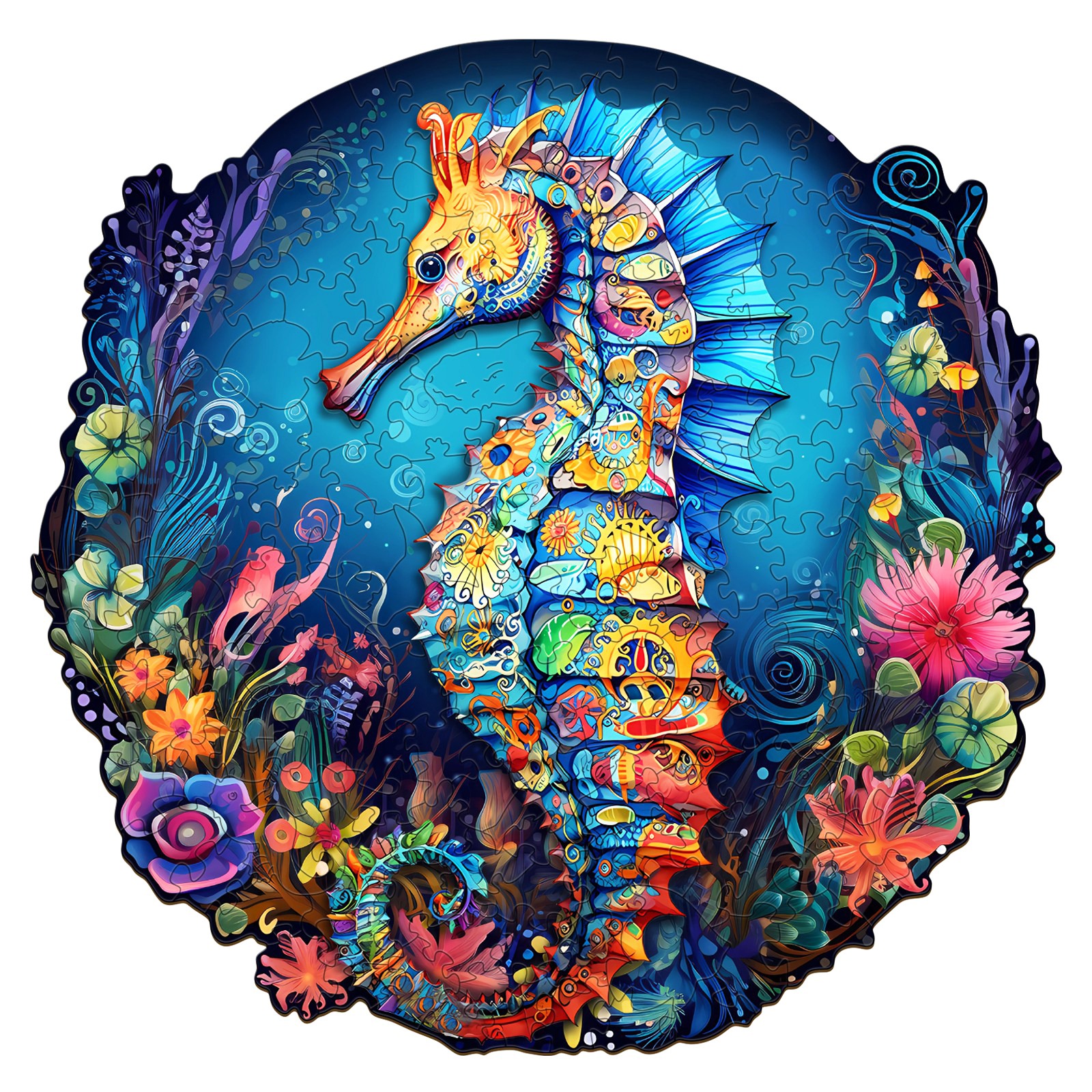 You are currently viewing Wooden Jigsaw Puzzle-Seahorse 2 66d1585562094