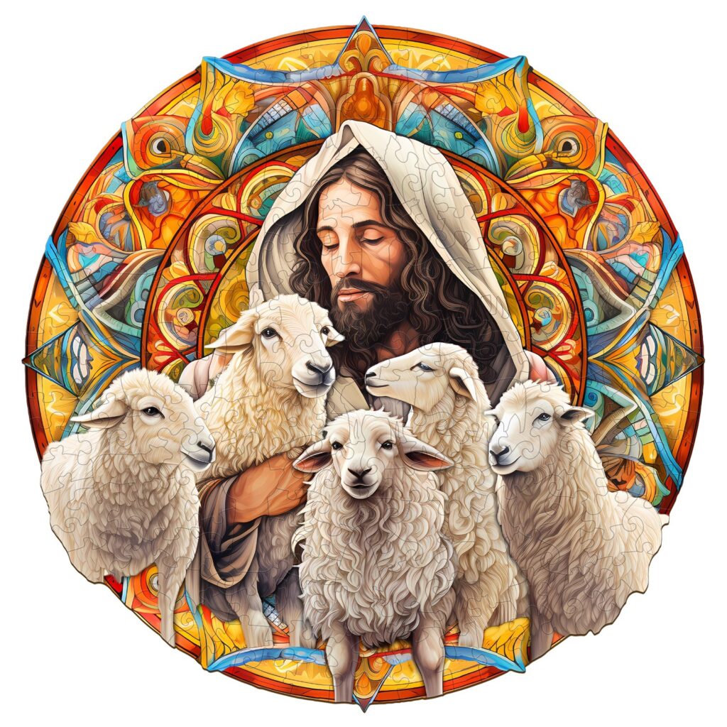 Wooden Jigsaw Puzzle-Shepherd 66d24f7b0d7a4