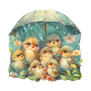 Read more about the article Wooden Jigsaw Puzzle-Birds Holding Umbrella 66d33ca439c29