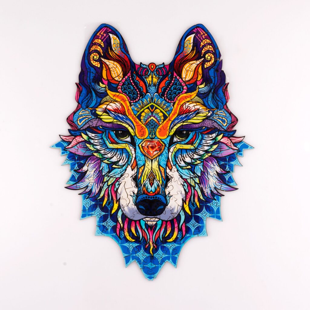 Wooden Jigsaw Puzzle-SNOW WOLF 66d1aa936f168