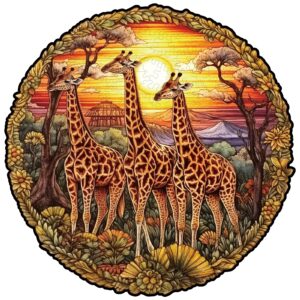 Read more about the article Wooden Jigsaw Puzzle-The Giraffe Family 66d139299ee22