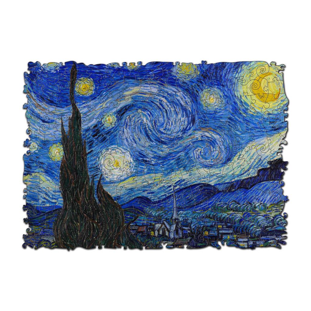 Wooden Jigsaw Puzzle-The Starry Night 66cfd02fa0f98