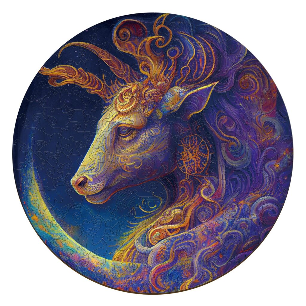 Zodiac Wooden Jigsaw Puzzle-Capricorn 66d0a8d0d059d