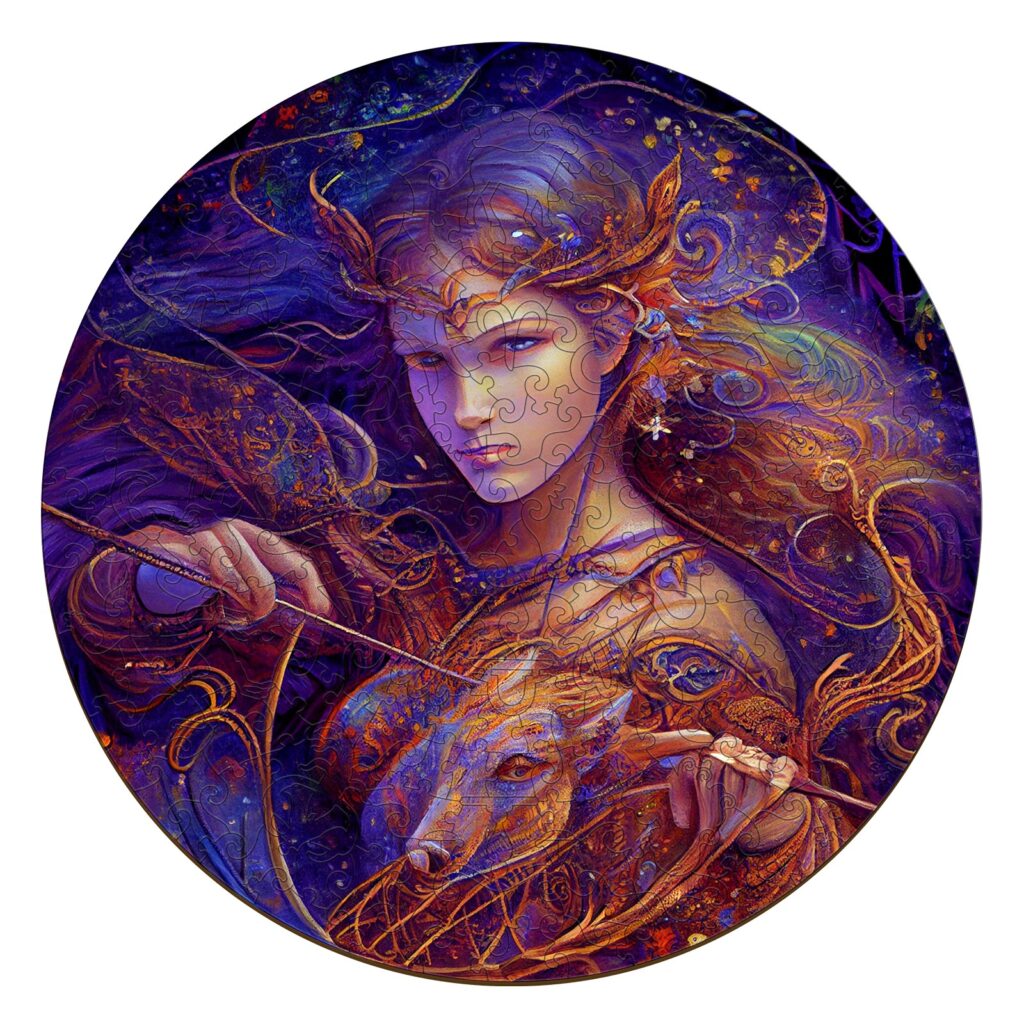Zodiac Wooden Jigsaw Puzzle-Sagittarius 66d0bd6db3722