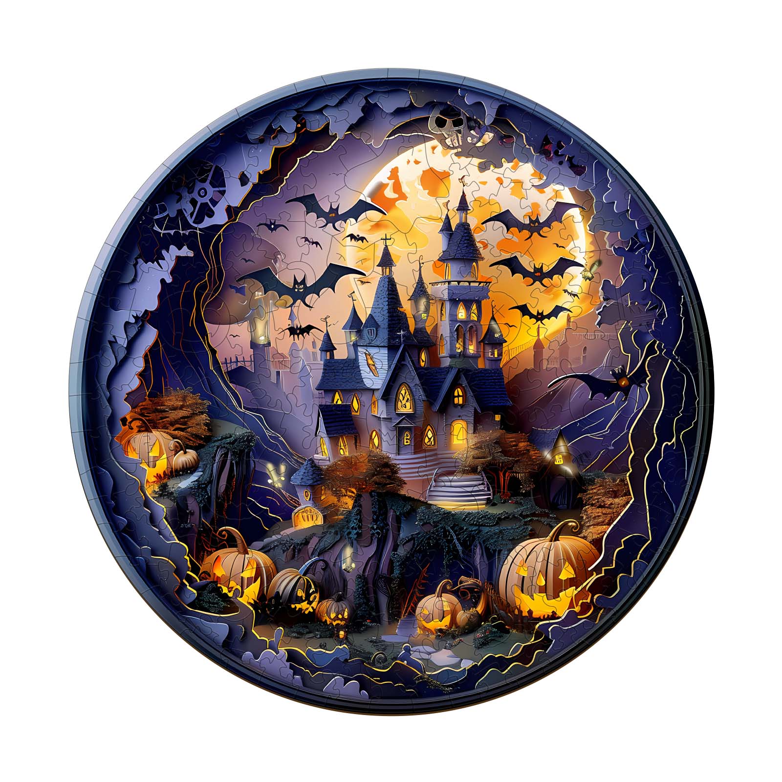 You are currently viewing Wooden Jigsaw Puzzle-3D Halloween Castle 2 66e6304d76d48