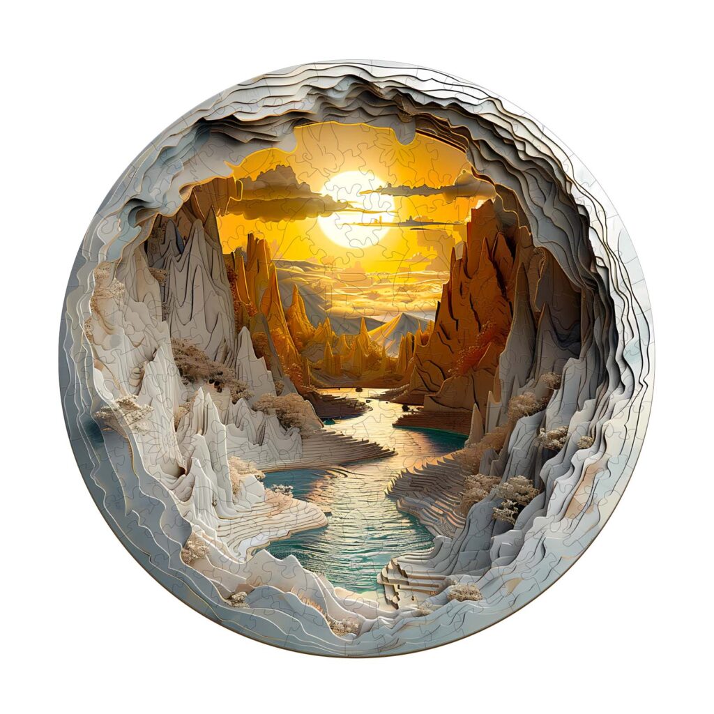 Wooden Jigsaw Puzzle – 3D Vision Inside the Cave 1 66ebfd2c3857a