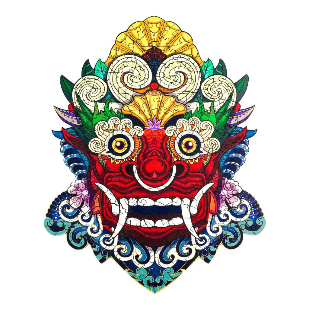 Wooden Jigsaw Puzzle-ANCIENT MASK 66db3b31f203b