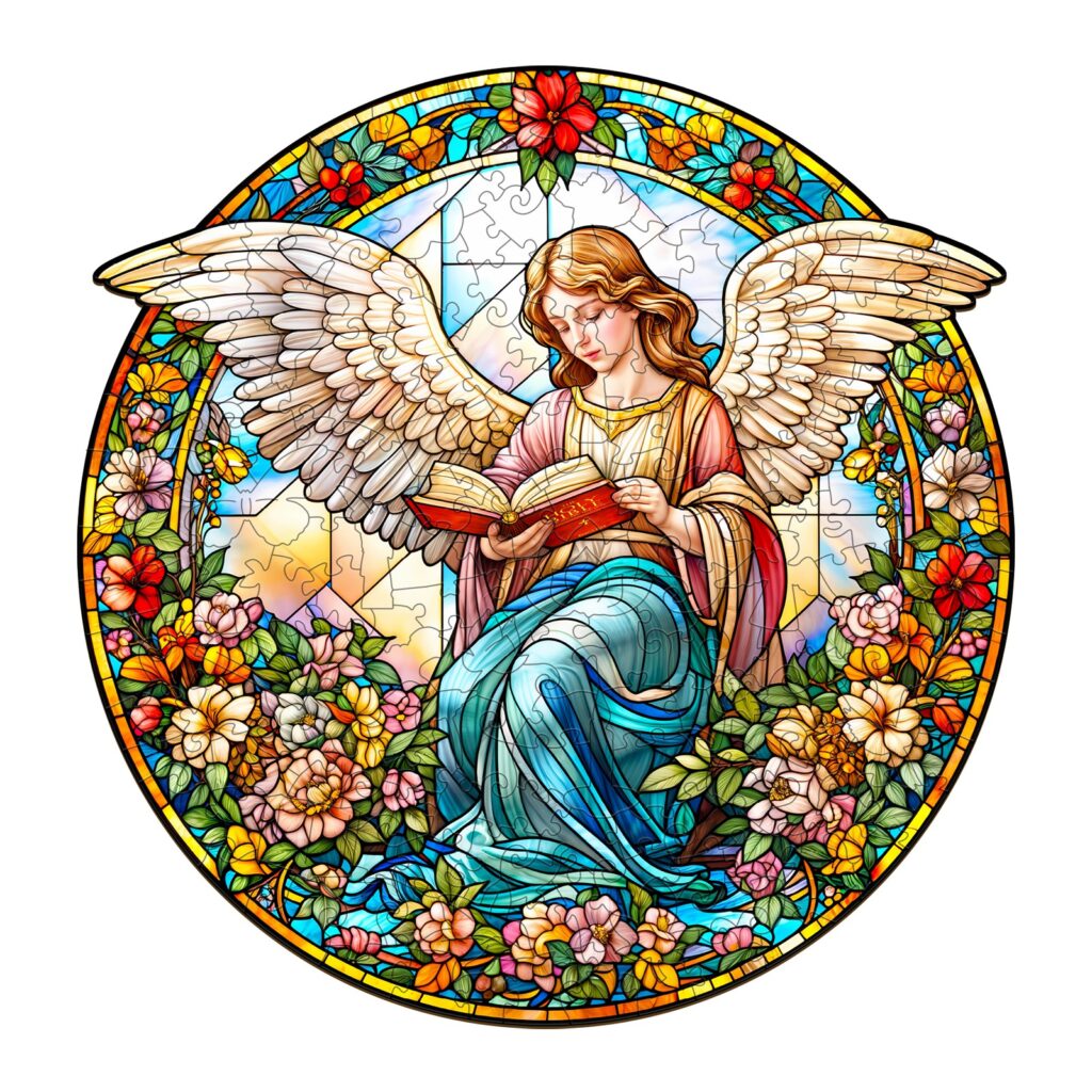 Wooden Jigsaw Puzzle – Angelic Garden 66ddba8b4a3b1