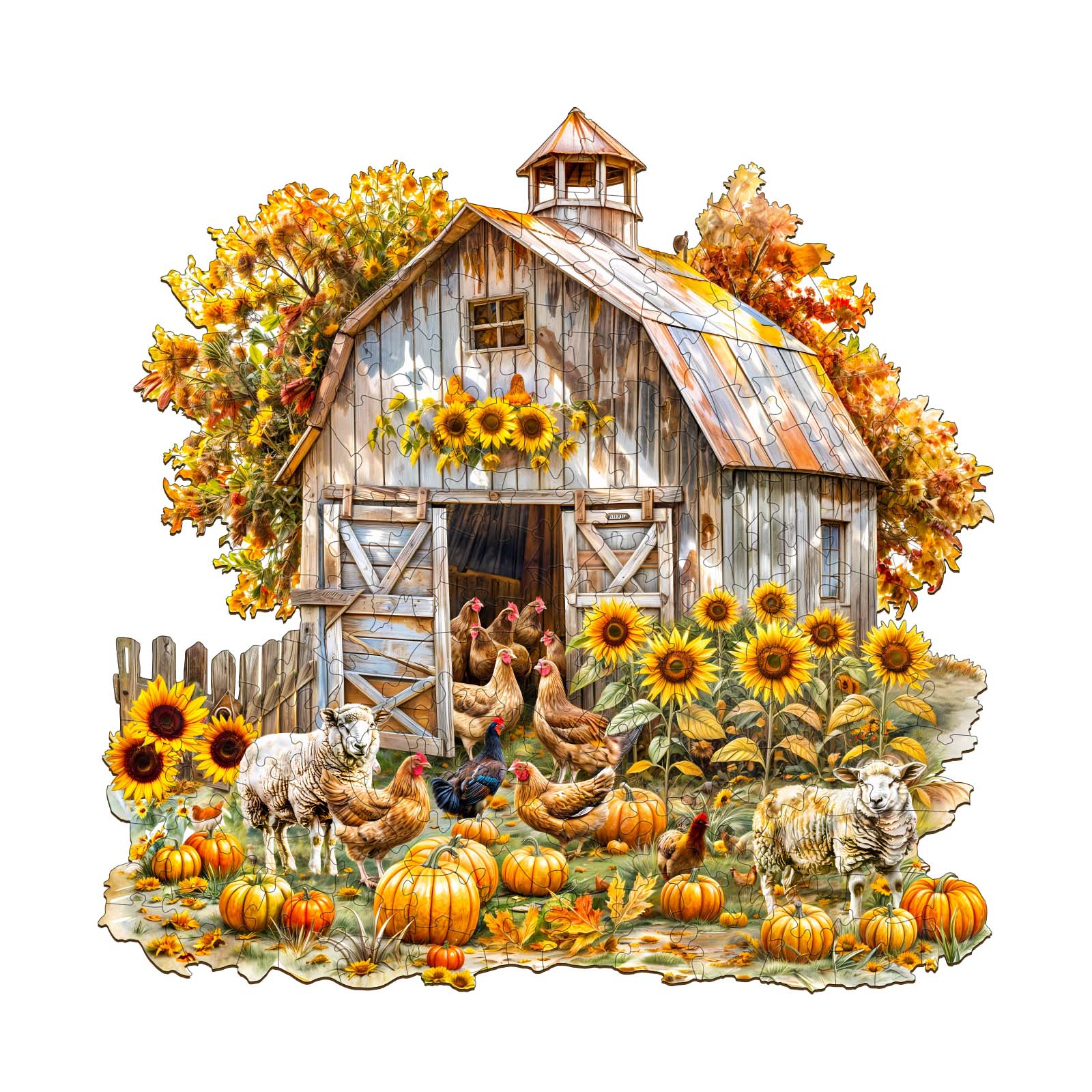 You are currently viewing Wooden Jigsaw Puzzle-Autumn Farm 66e90c6666e59