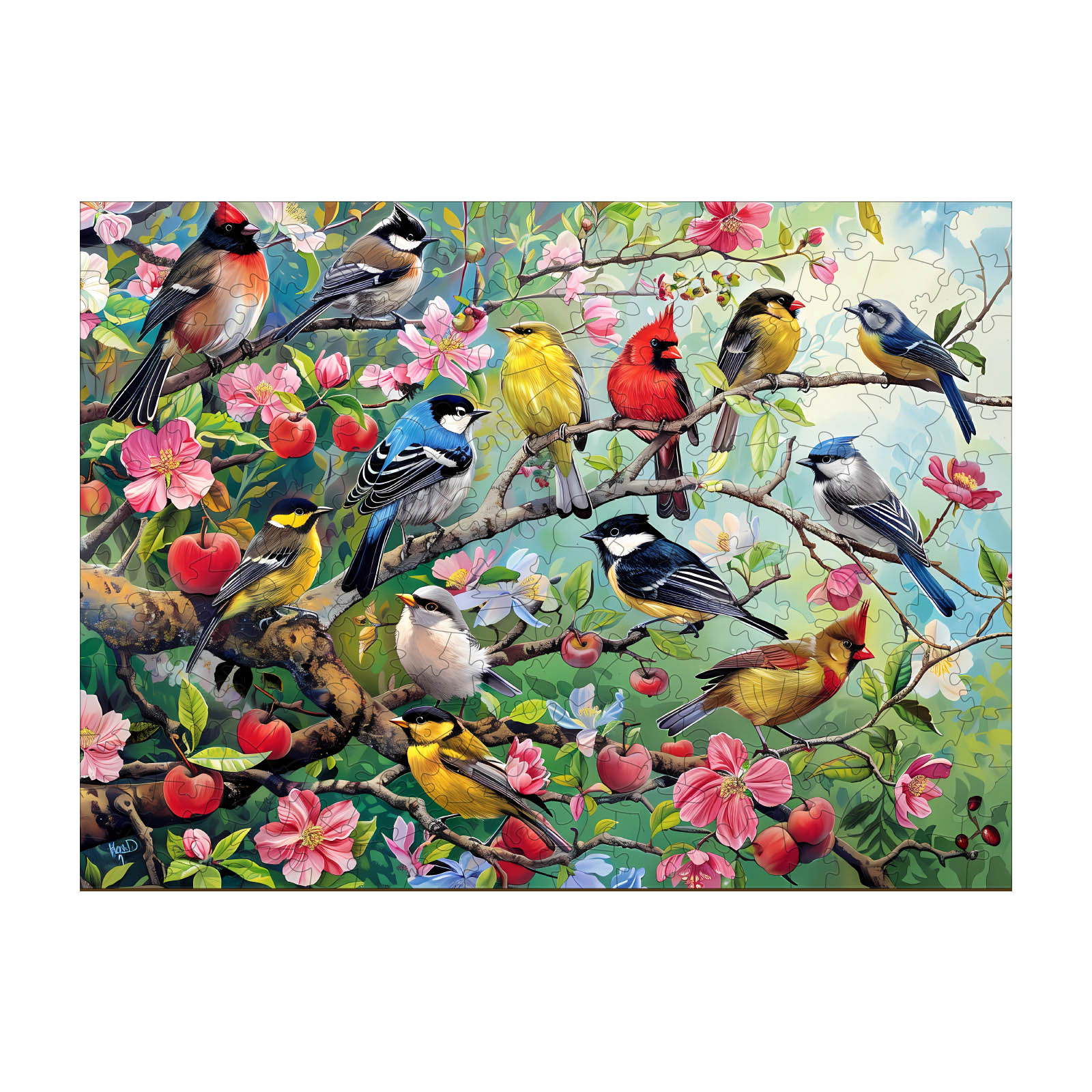 Read more about the article Wooden Jigsaw Puzzle-Birds in the Orchard 66dbacee3dfdd