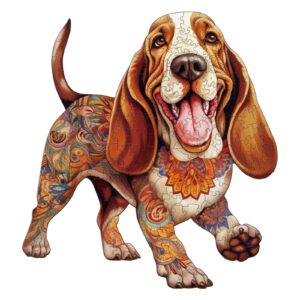 Read more about the article Wooden Jigsaw Puzzle- basset hound 2 66e8ed736bacc