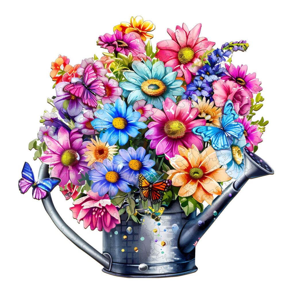 Wooden Jigsaw Puzzle-Beautiful Flower 66dd916ead195