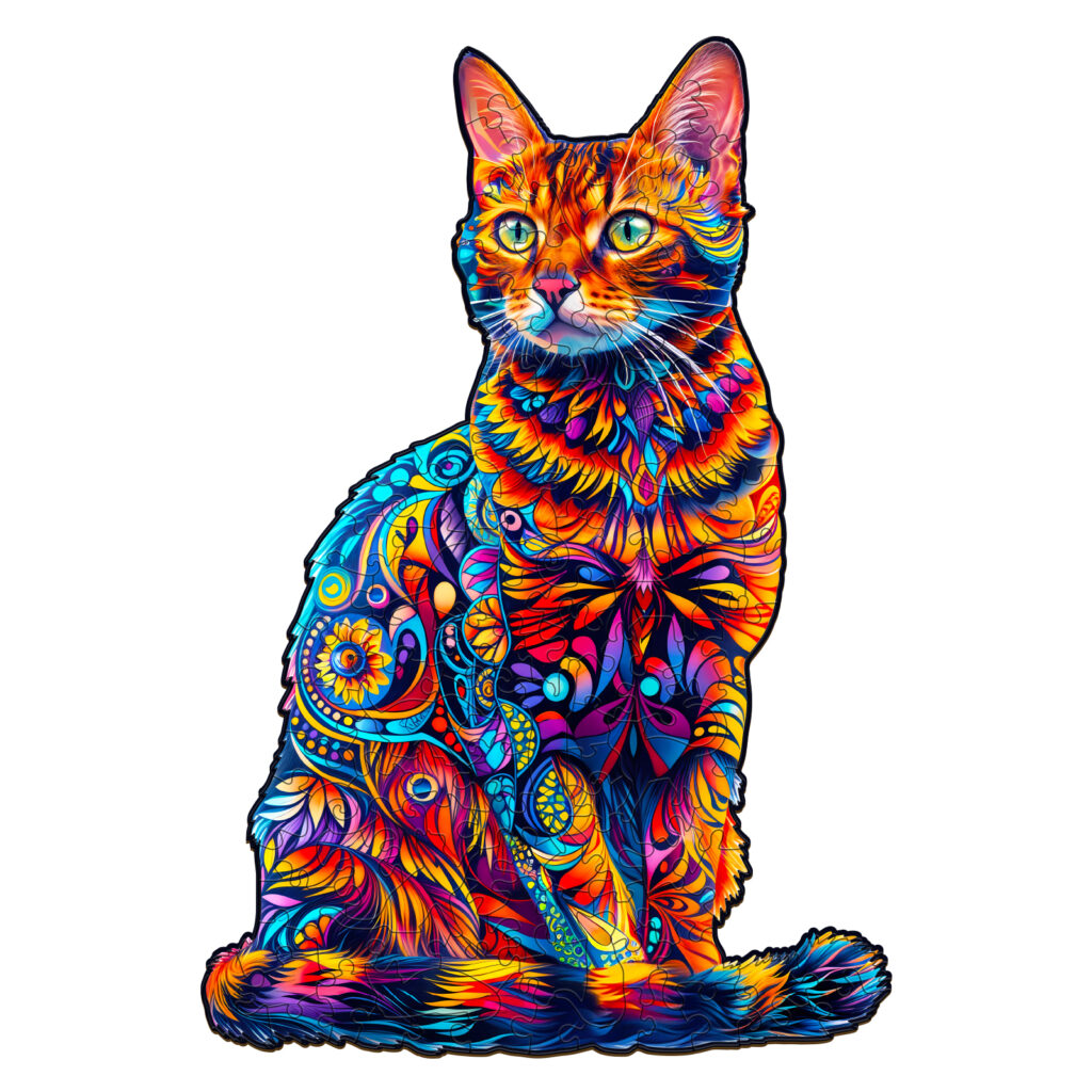 Wooden Jigsaw Puzzle – Bengal Cat 66da8bfd0689d