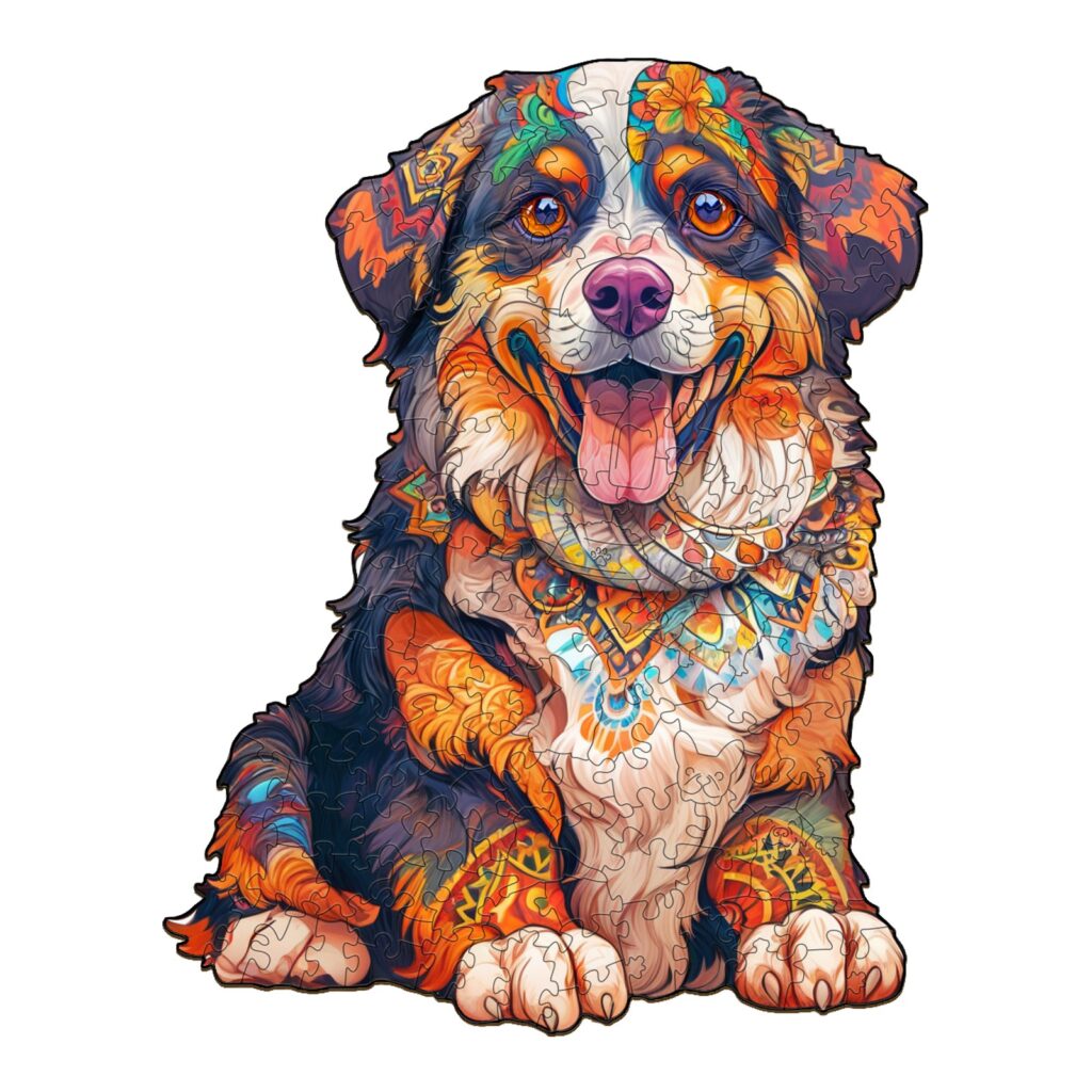 Wooden Jigsaw Puzzle – Bernese Mountain Dog 66e9a72278375