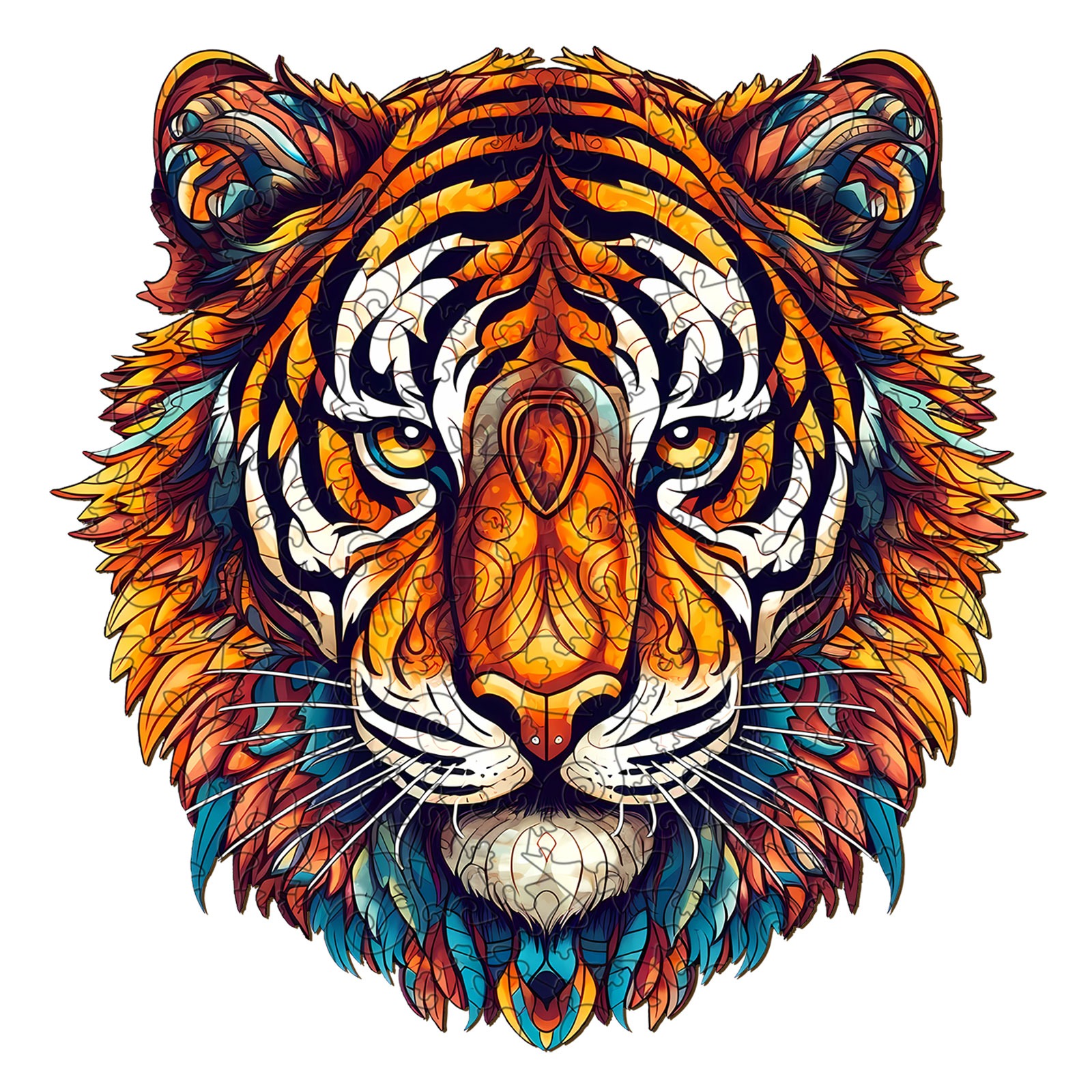 You are currently viewing Wooden Jigsaw Puzzle-Brave Tiger 66ee0b497df15