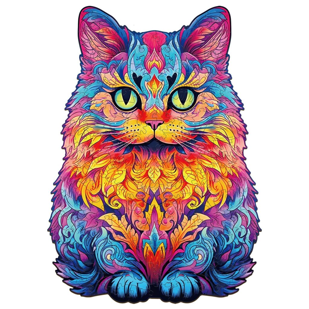 Wooden Jigsaw Puzzle-British shorthair 66ea756670d79