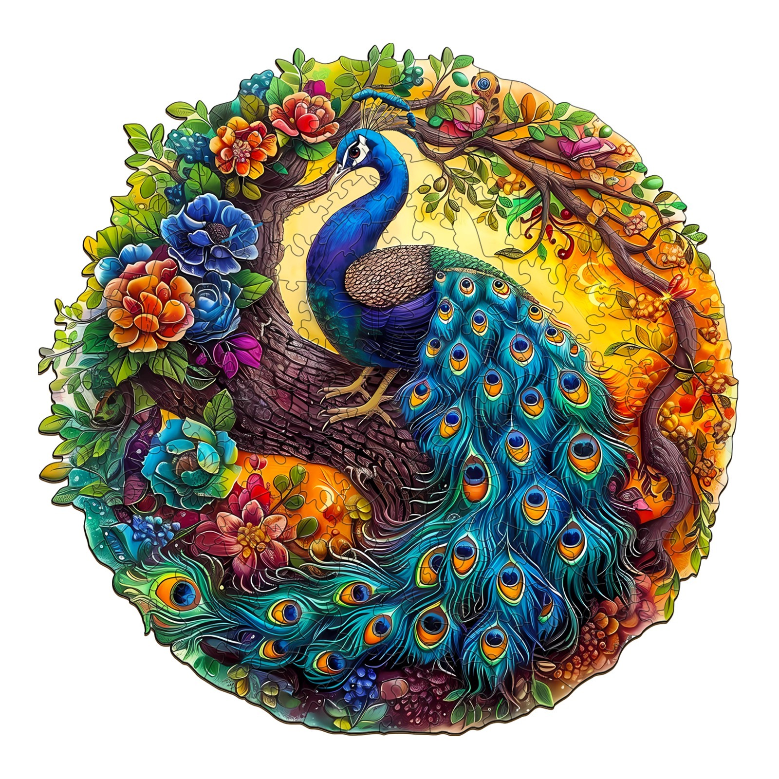 You are currently viewing Wooden Jigsaw Puzzle-Charming Peacock 2 66eb6ced906c9