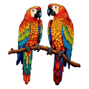 Read more about the article Wooden Jigsaw Puzzle- Chatting Parrots 66ddf869ba854