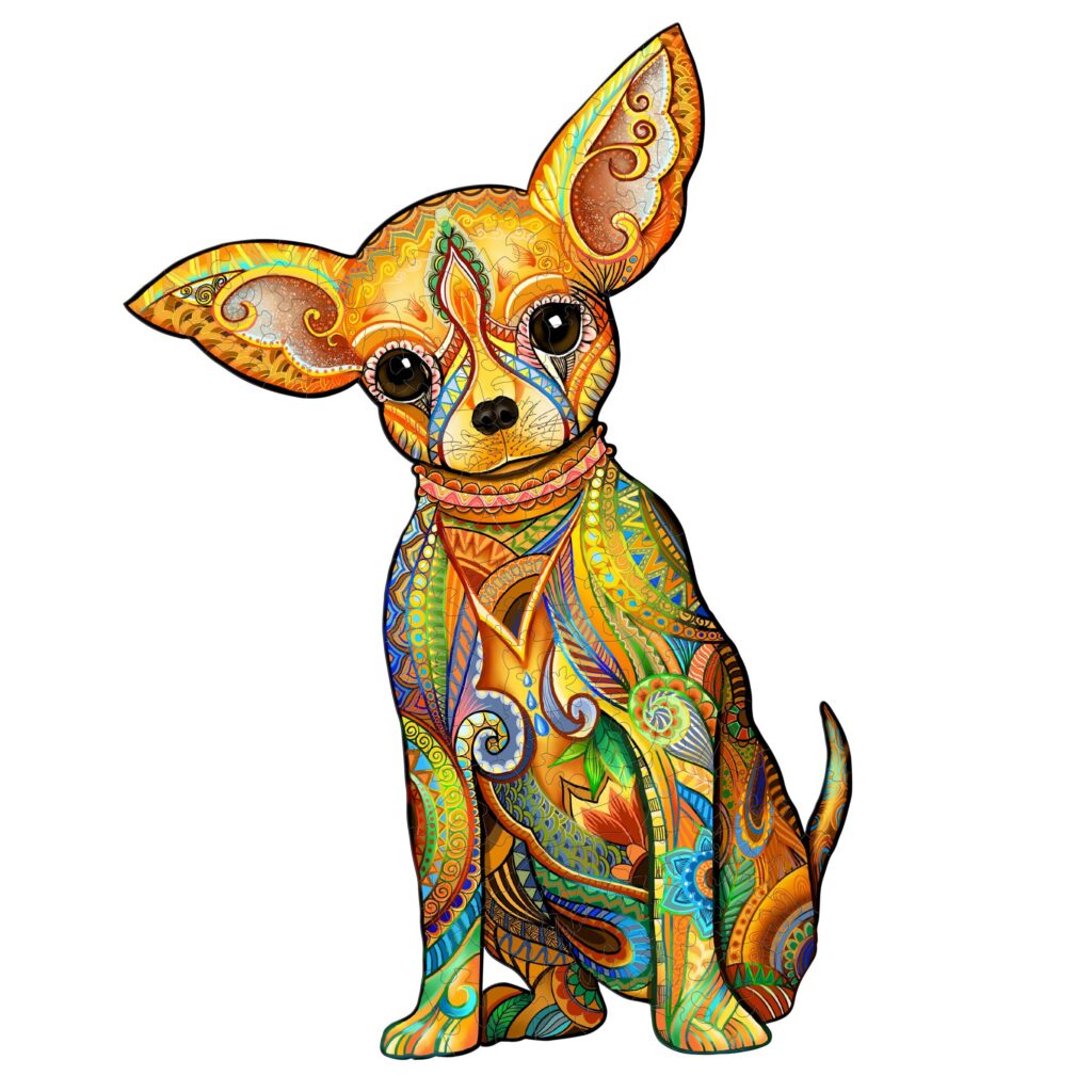 Wooden Jigsaw Puzzle-CHIHUAHUA 66d922fbd8f14