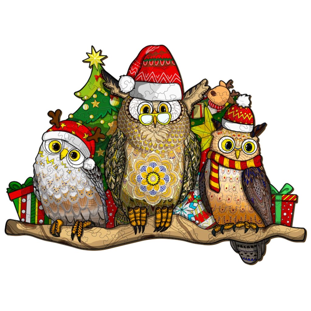 Wooden Jigsaw Puzzle-CHRISTMAS PARTY 66d8ef73e0bf5