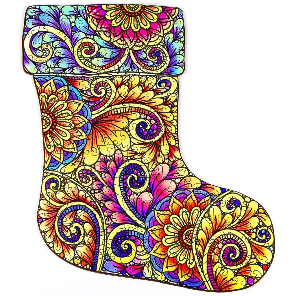 Wooden Jigsaw Puzzle-CHRISTMAS STOCKING 66e58b2e214df