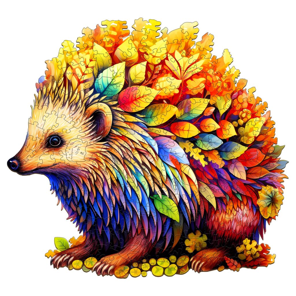 Wooden Jigsaw Puzzle – Clever Hedgehog 66da24c129e2b