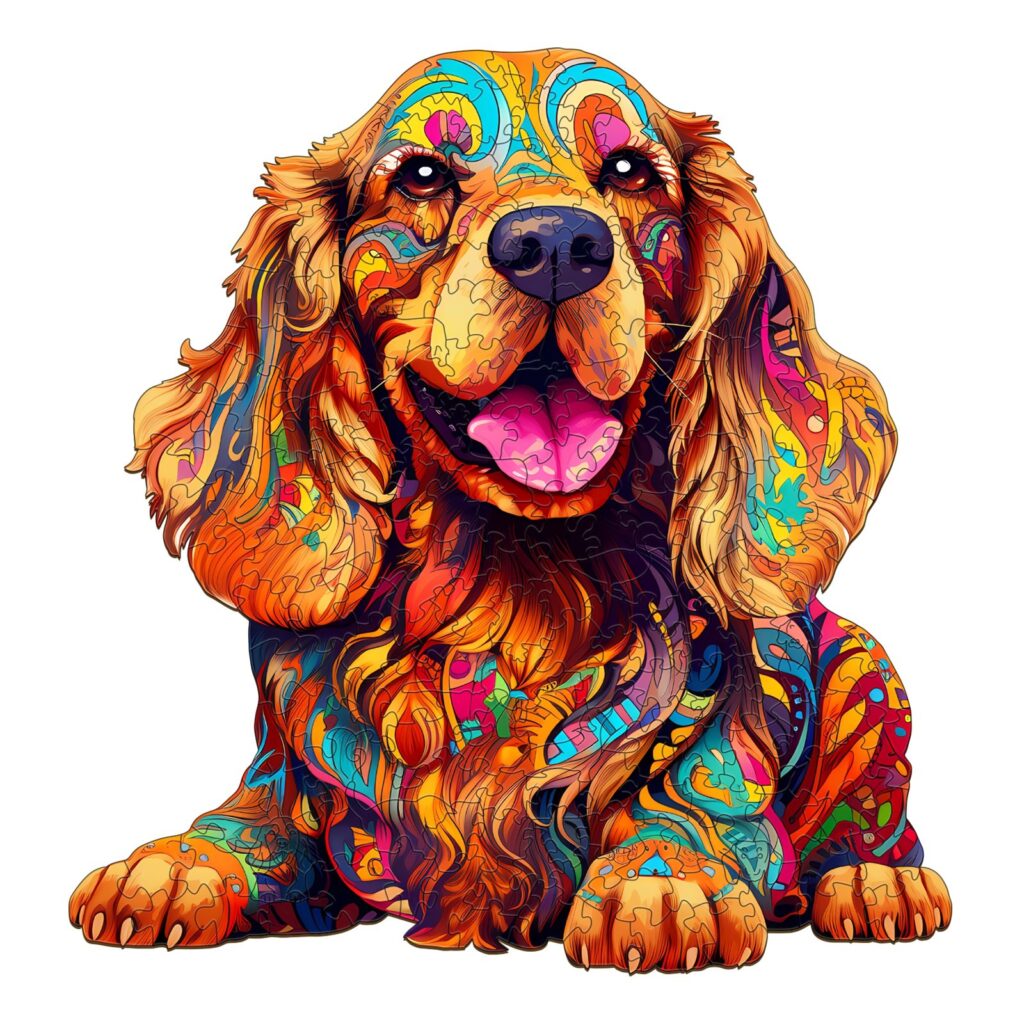 Wooden Jigsaw Puzzle- Cocker Spaniel 66e3bb1deef19