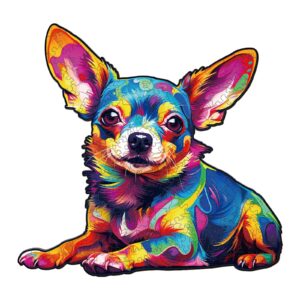 Read more about the article Wooden Jigsaw Puzzle-Colorful Chihuahua 66d9e7524a4d4