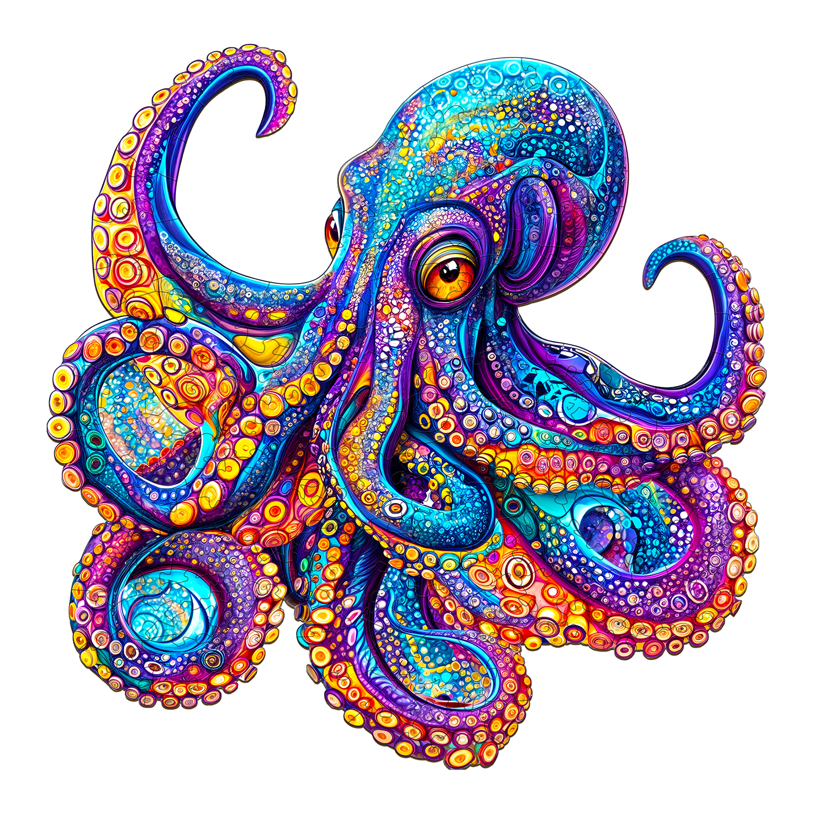 You are currently viewing Wooden Jigsaw Puzzle-Colorful Octopus 66e2c3a141726