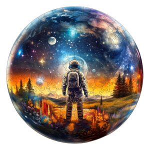 Read more about the article Wooden Jigsaw Puzzle -Crystal Ball Astronaut 66dbc16240dbf