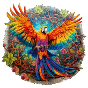 Read more about the article Wooden Jigsaw Puzzle-Curious Parrot 66ebd4054fa80