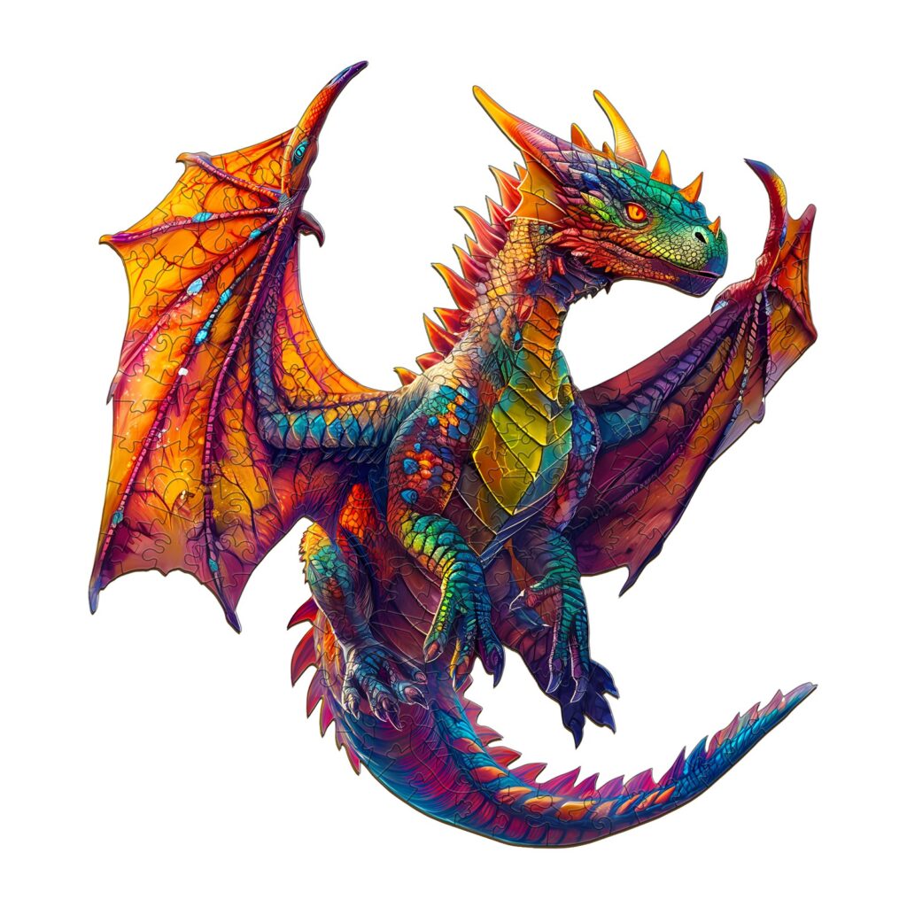 Wooden Jigsaw Puzzle-Dragon 3 66dbe02d2ba02