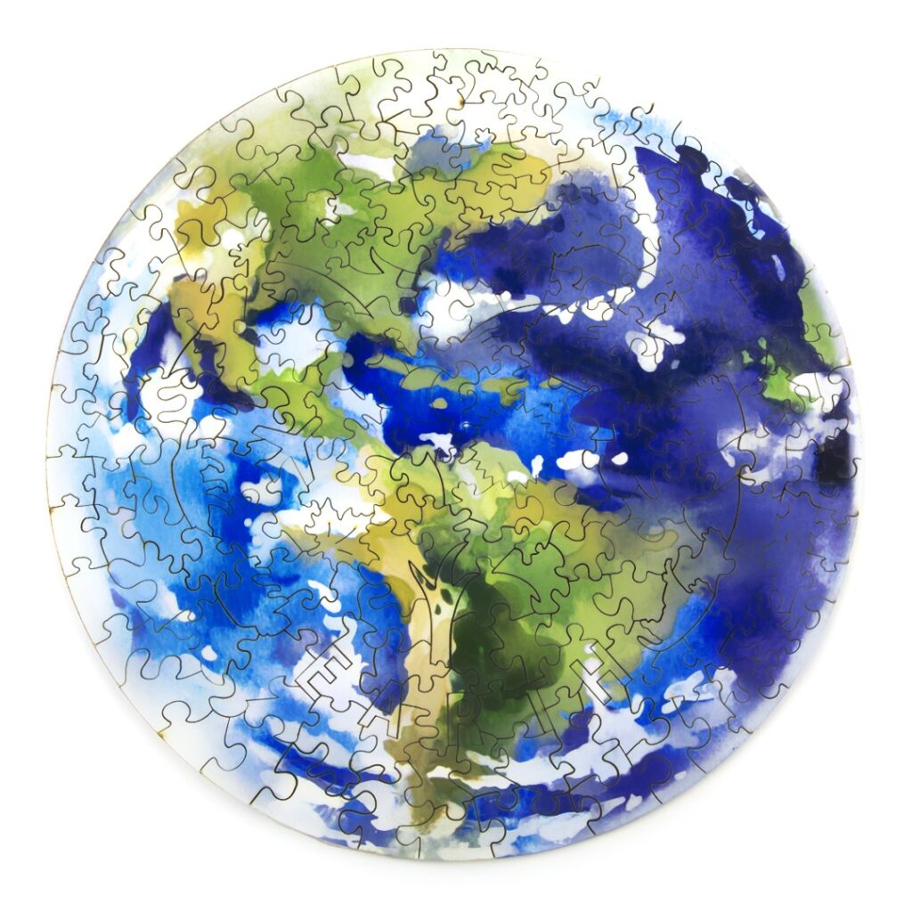 Wooden Jigsaw Puzzle-EARTH 66e1318a925f0