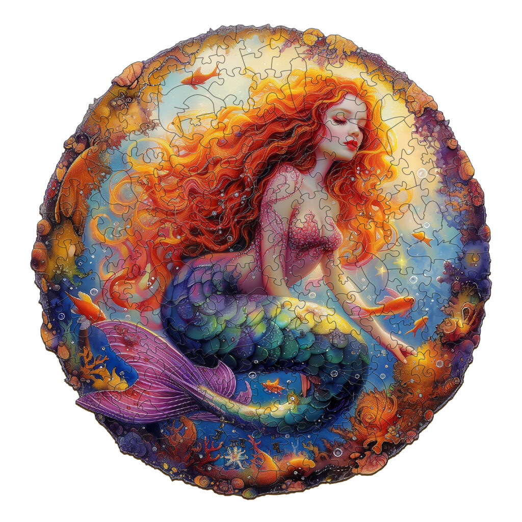 Wooden Jigsaw Puzzle – Elegant Mermaid 66eba05bf2999