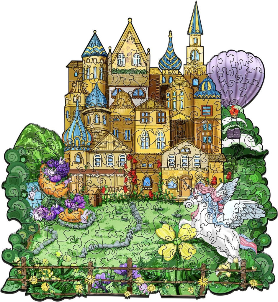 Wooden Jigsaw Puzzle-Fairy Tale Castle 66ee346d5f022