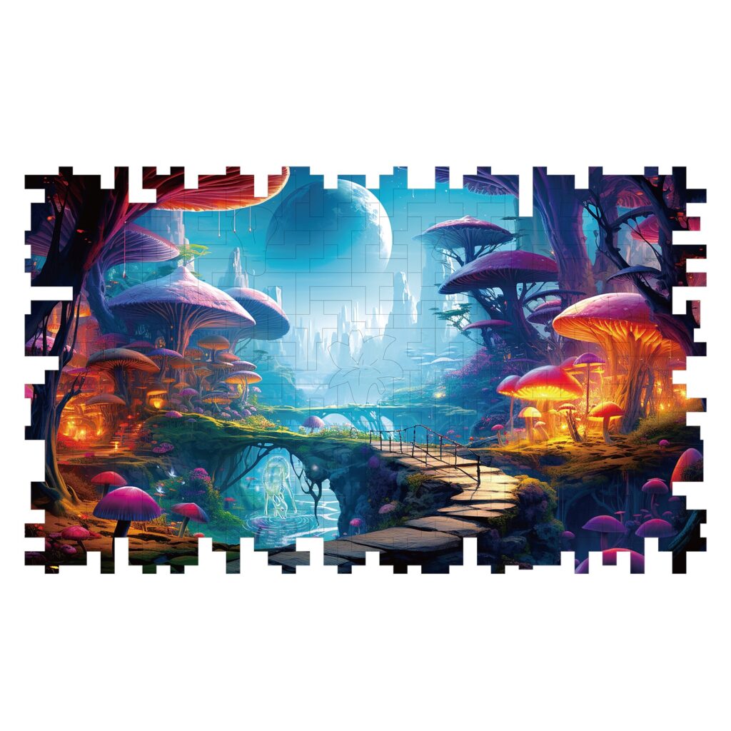 Wooden Jigsaw Puzzle-Fantasy World 66e3e47fc1255